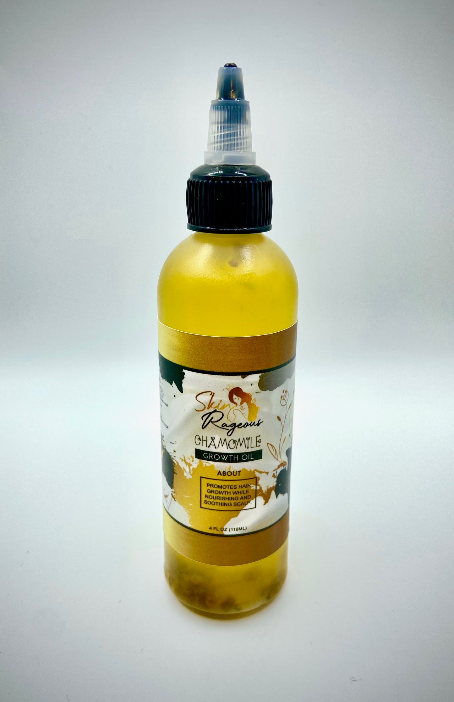 CHAMOMILE HAIR GROWTH OIL  4OZ - skinrageous chamomile-hair-growth-oil-4oz, 